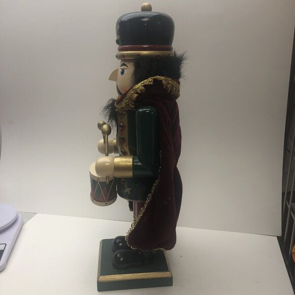 Kirkland Signature Nutcracker 18" drummer wooden Handpainted - Picture 3 of 11